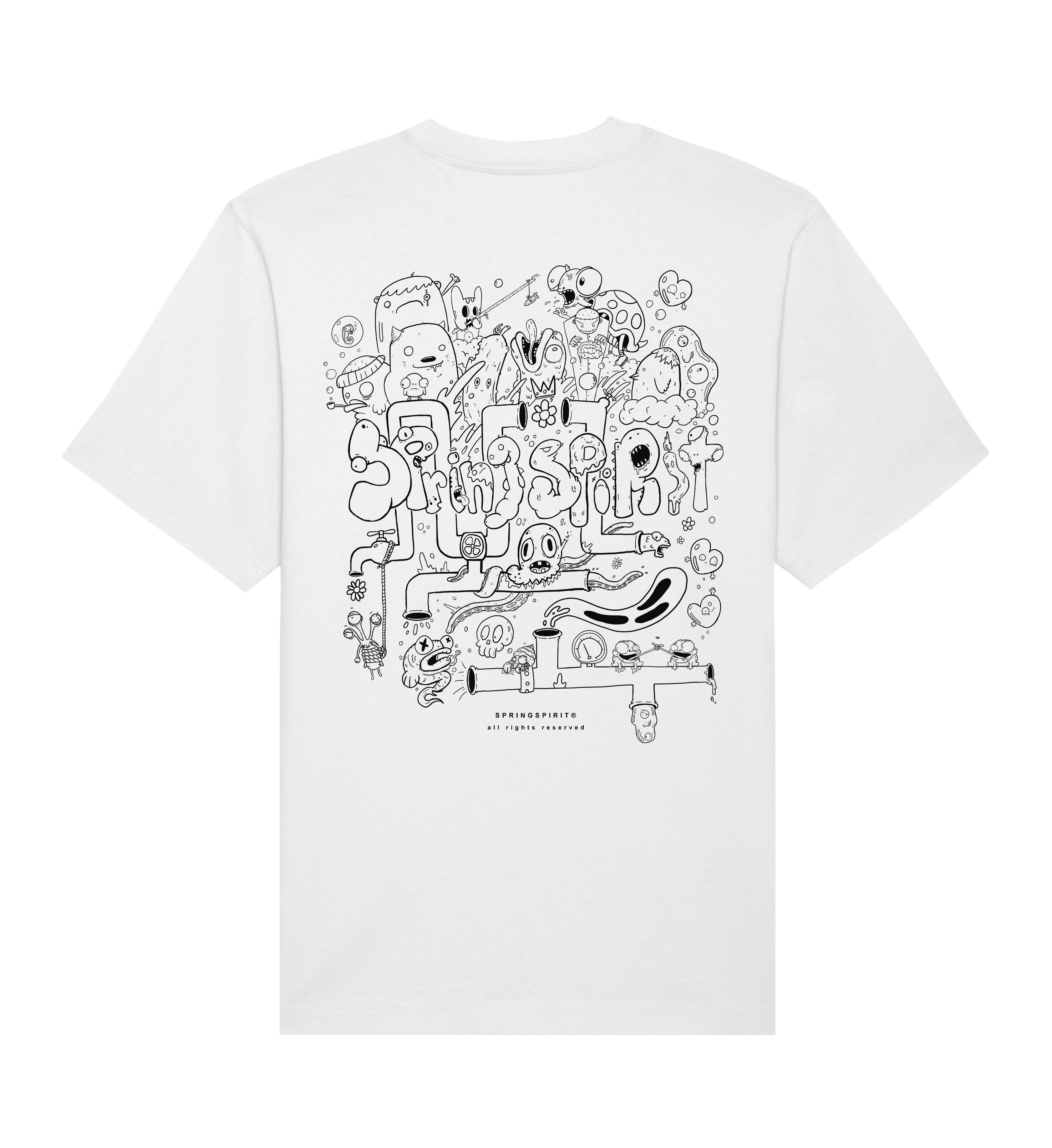 SABOTEUR - T-SHIRT - WHITE