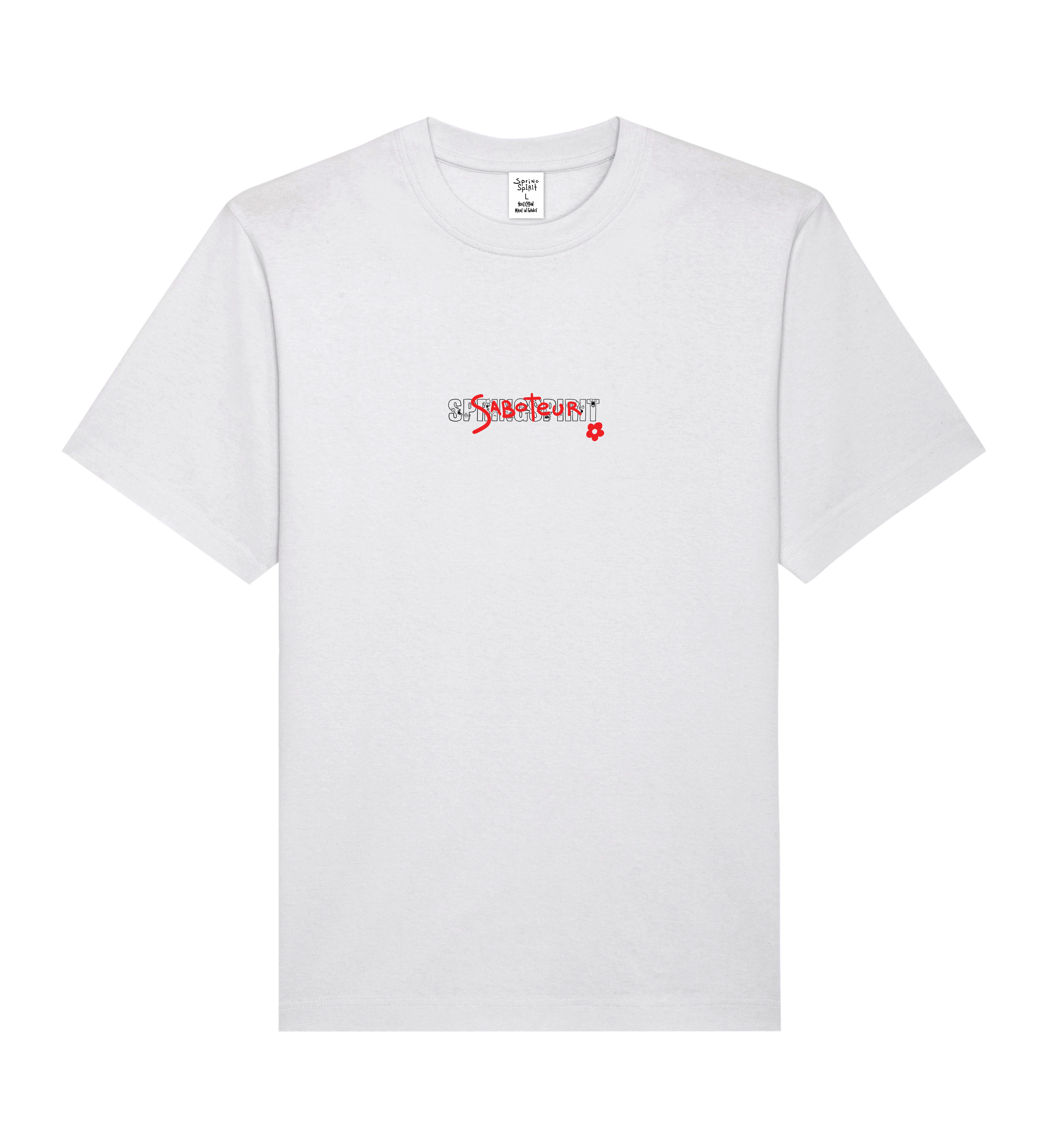 SABOTEUR - T-SHIRT - WHITE