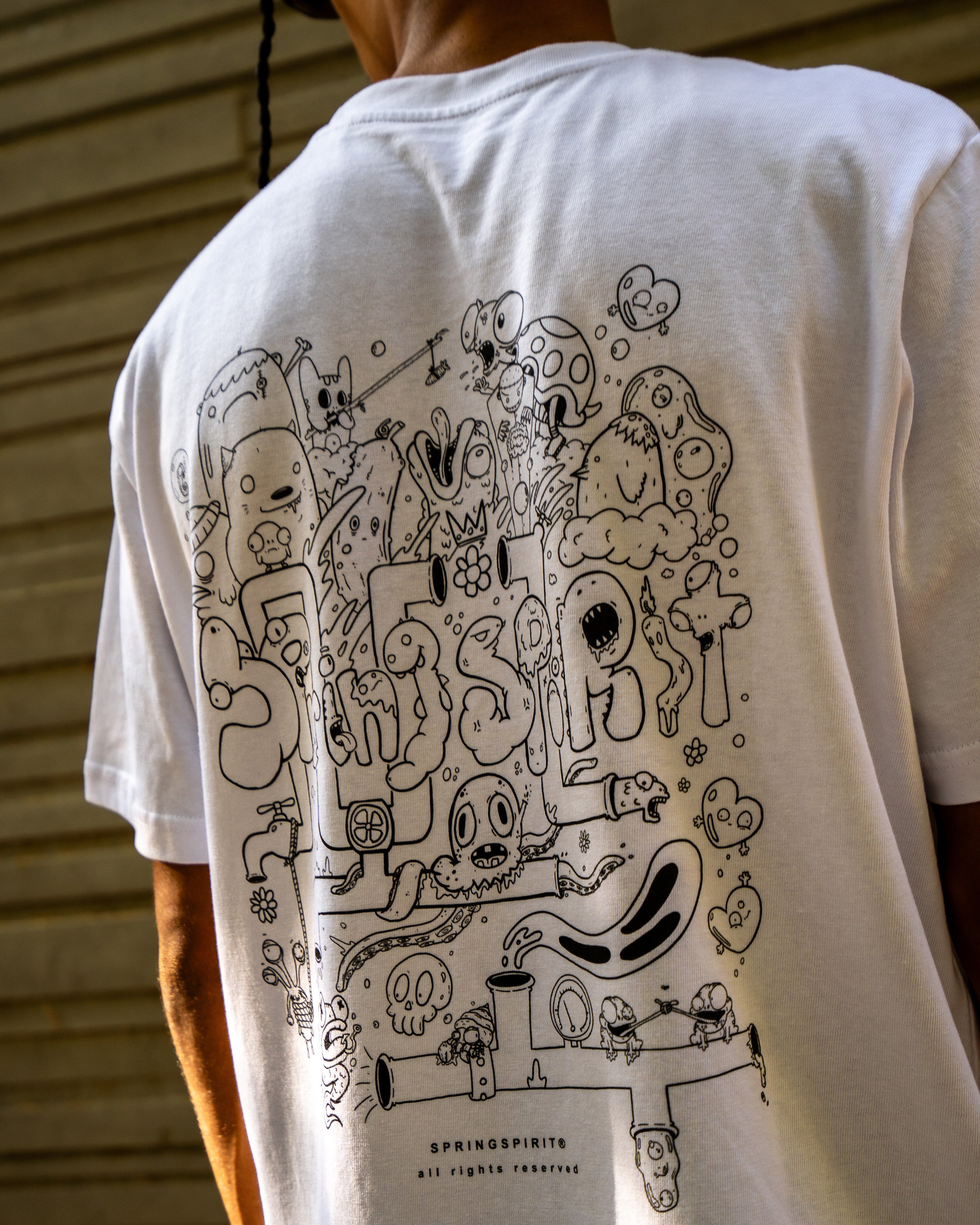 SABOTEUR - T-SHIRT - WHITE