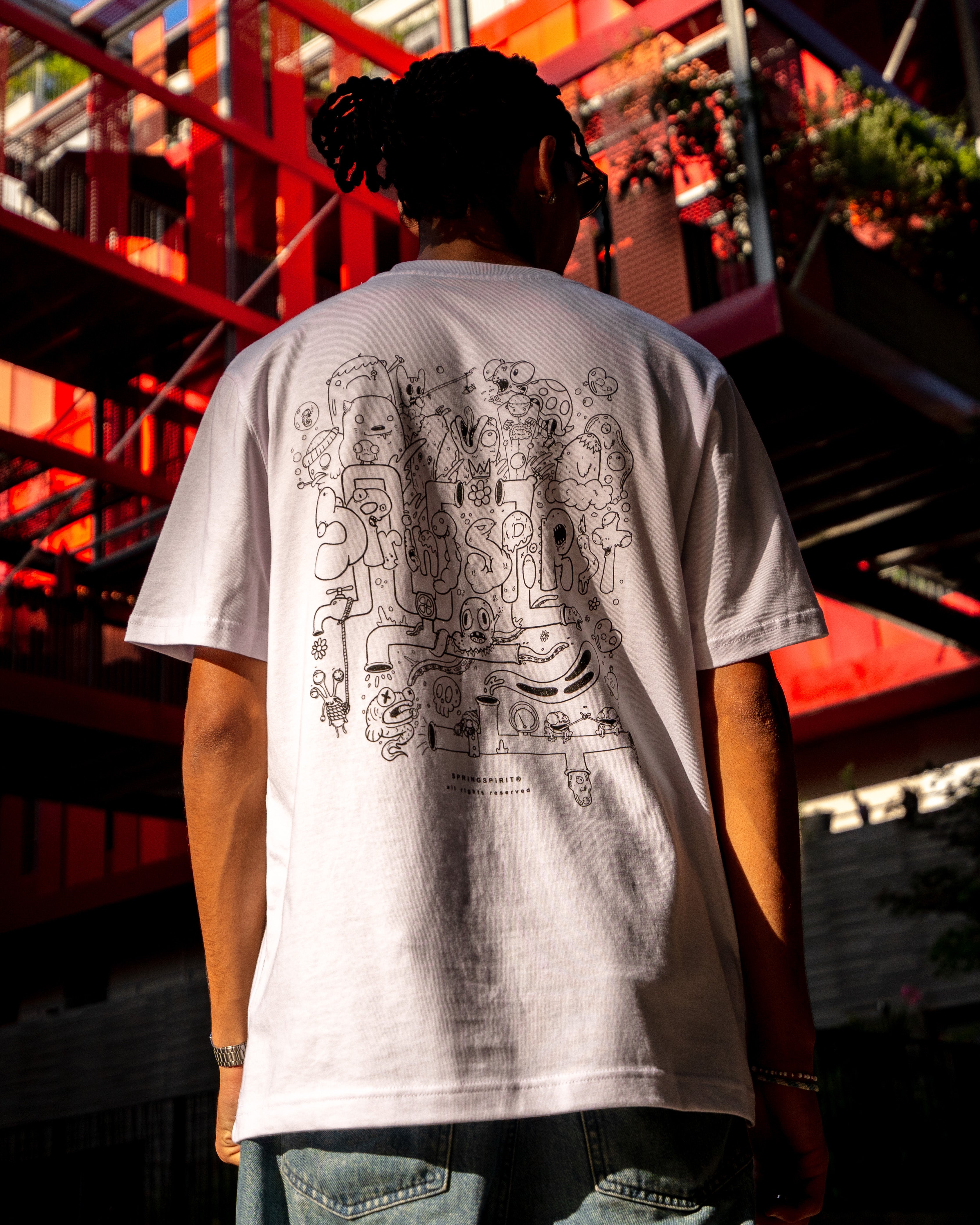 SABOTEUR - T-SHIRT - WHITE