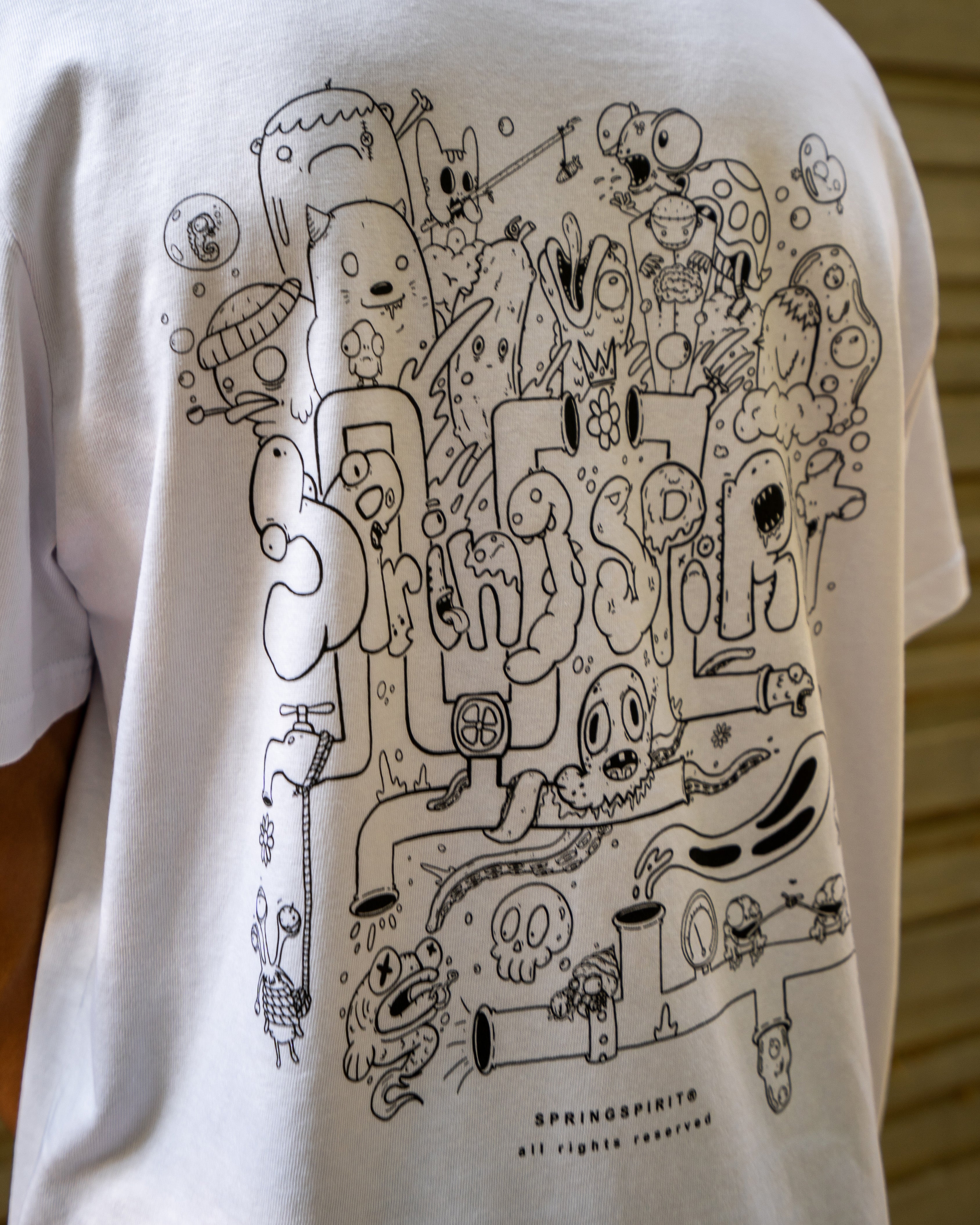SABOTEUR - T-SHIRT - WHITE